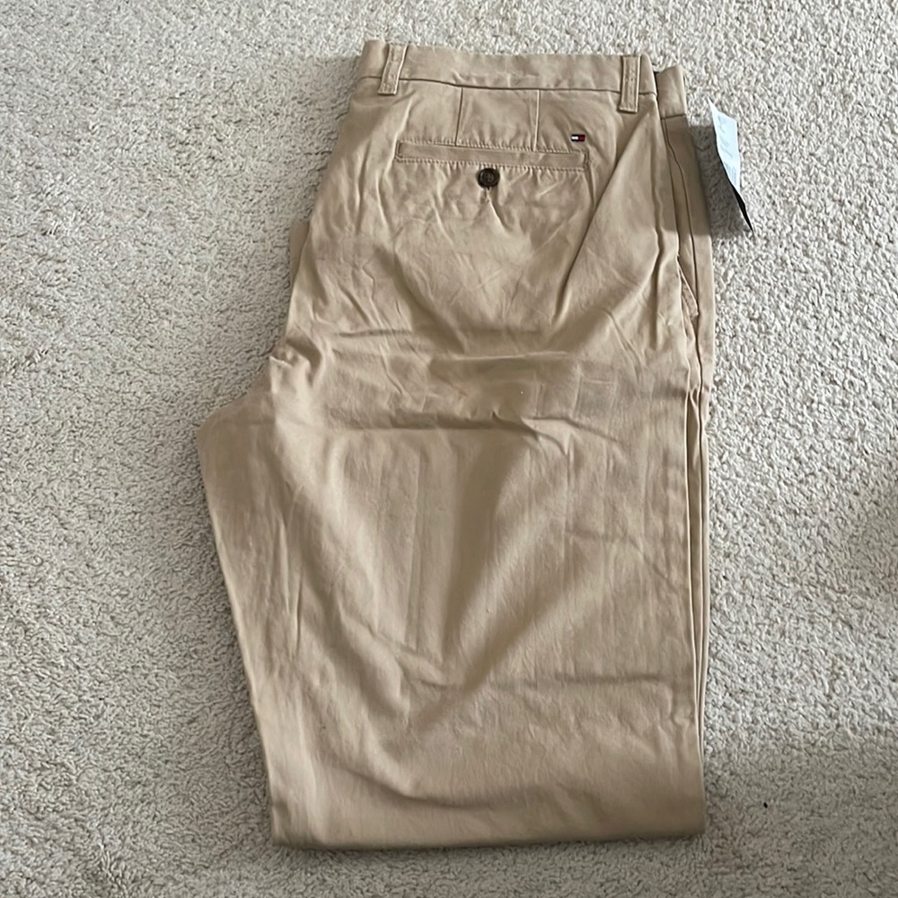 Tommy Hilfiger Mens Khaki Pants